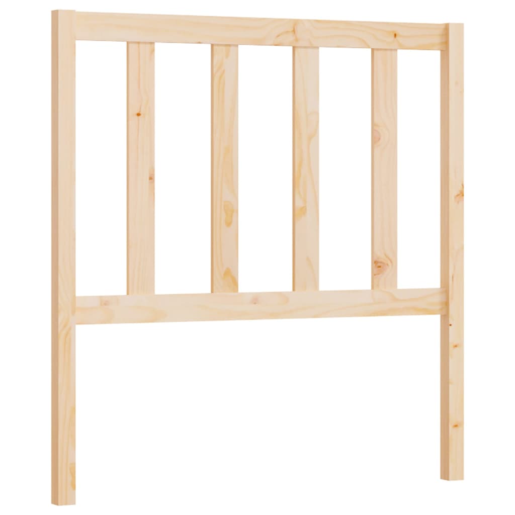 vidaXL Cabecero de cama madera maciza de pino 96x4x100 cm