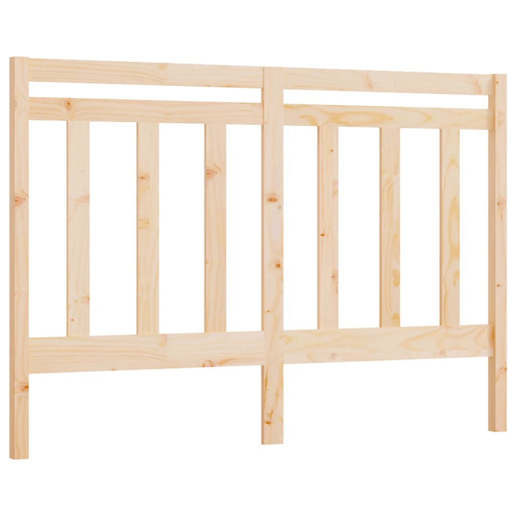 vidaXL Cabecero de cama madera maciza de pino 146x4x100 cm