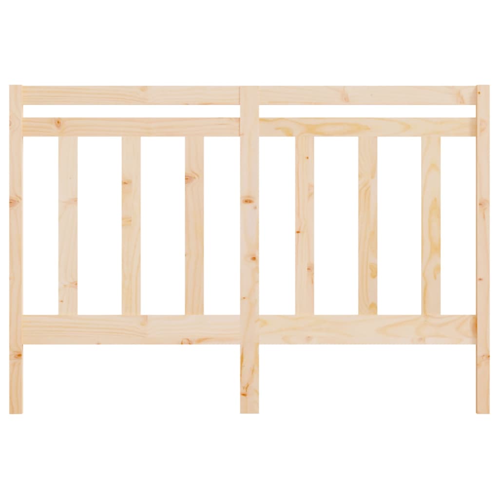 vidaXL Cabecero de cama madera maciza de pino 146x4x100 cm