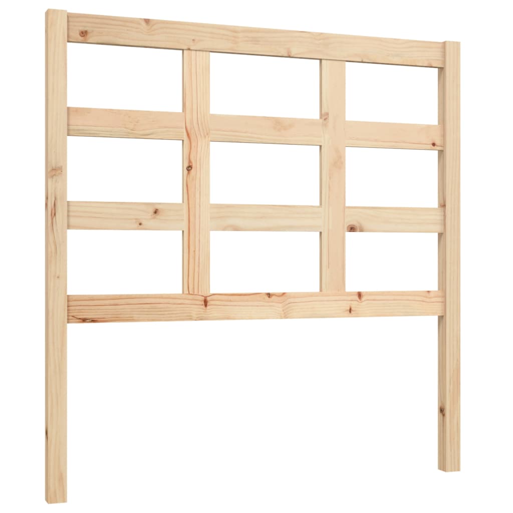 vidaXL Cabecero de cama madera maciza de pino 95,5x4x100 cm