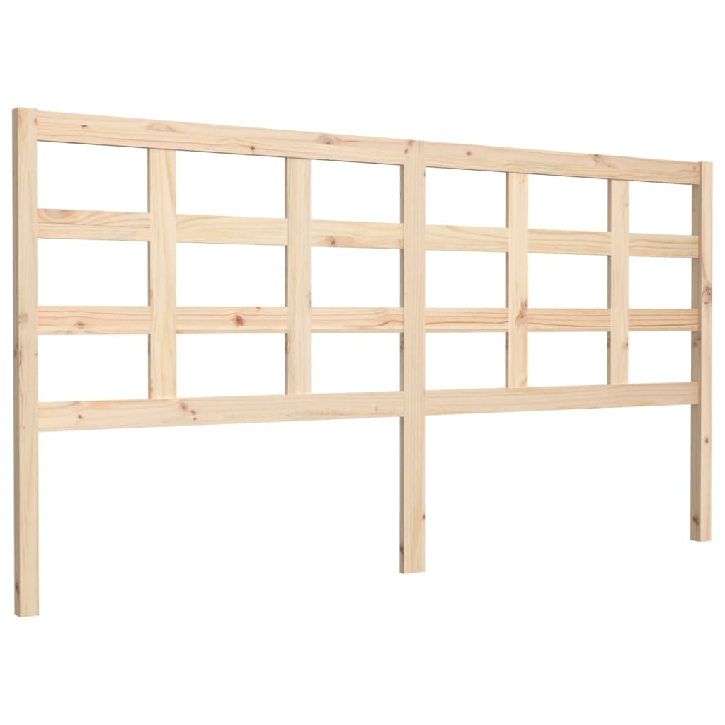 vidaXL Cabecero de cama madera maciza de pino 185,5x4x100 cm