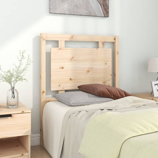 vidaXL Cabecero de cama madera maciza de pino 80,5x4x100 cm