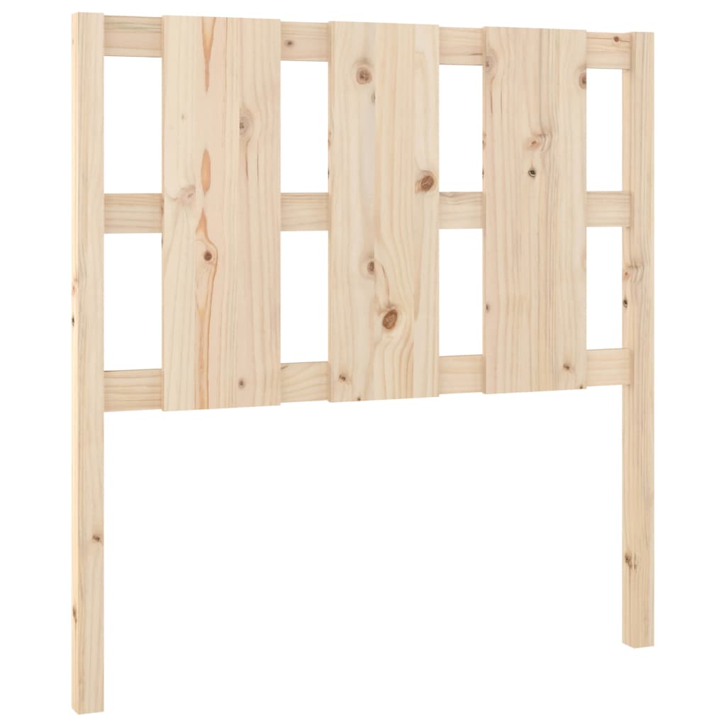 vidaXL Cabecero de cama madera maciza de pino 95,5x4x100 cm