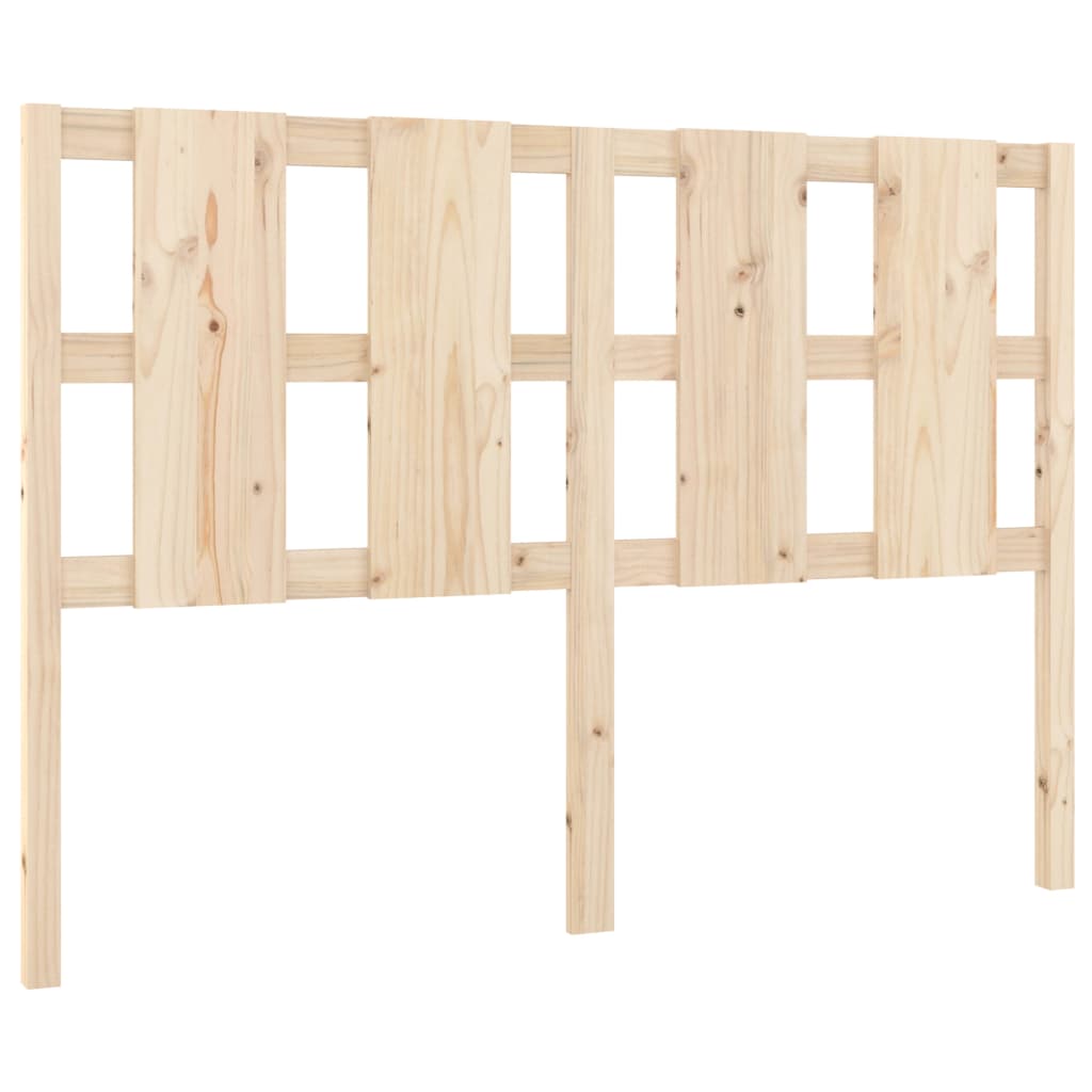 vidaXL Cabecero de cama madera maciza de pino 140,5x4x100 cm