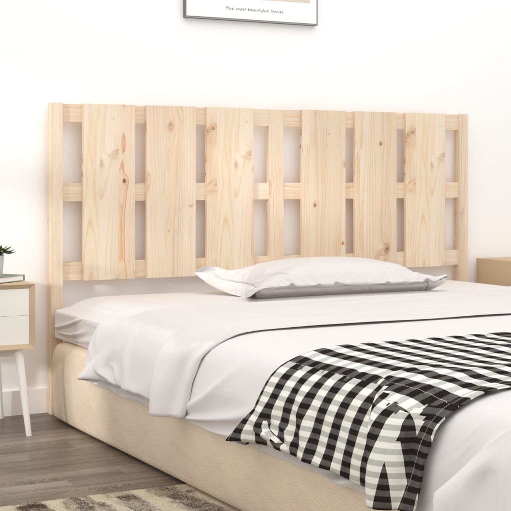 vidaXL Cabecero de cama madera maciza de pino 185,5x4x100 cm