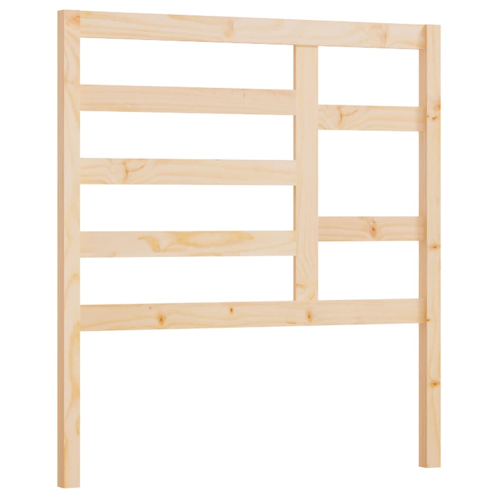 vidaXL Cabecero de cama madera maciza de pino 96x4x104 cm