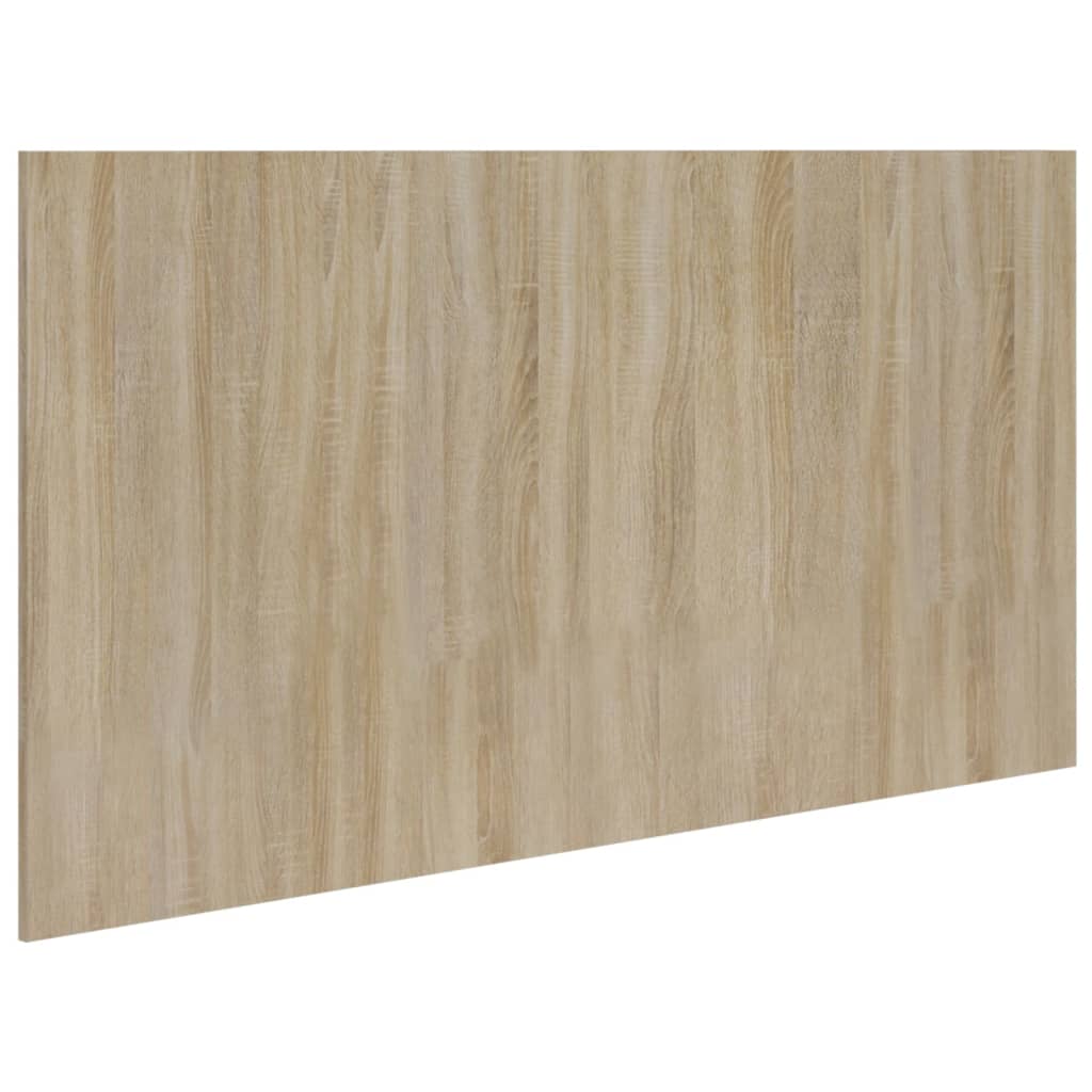 vidaXL Cabecero de cama madera contrachapada Sonoma 160x1,5x80 cm