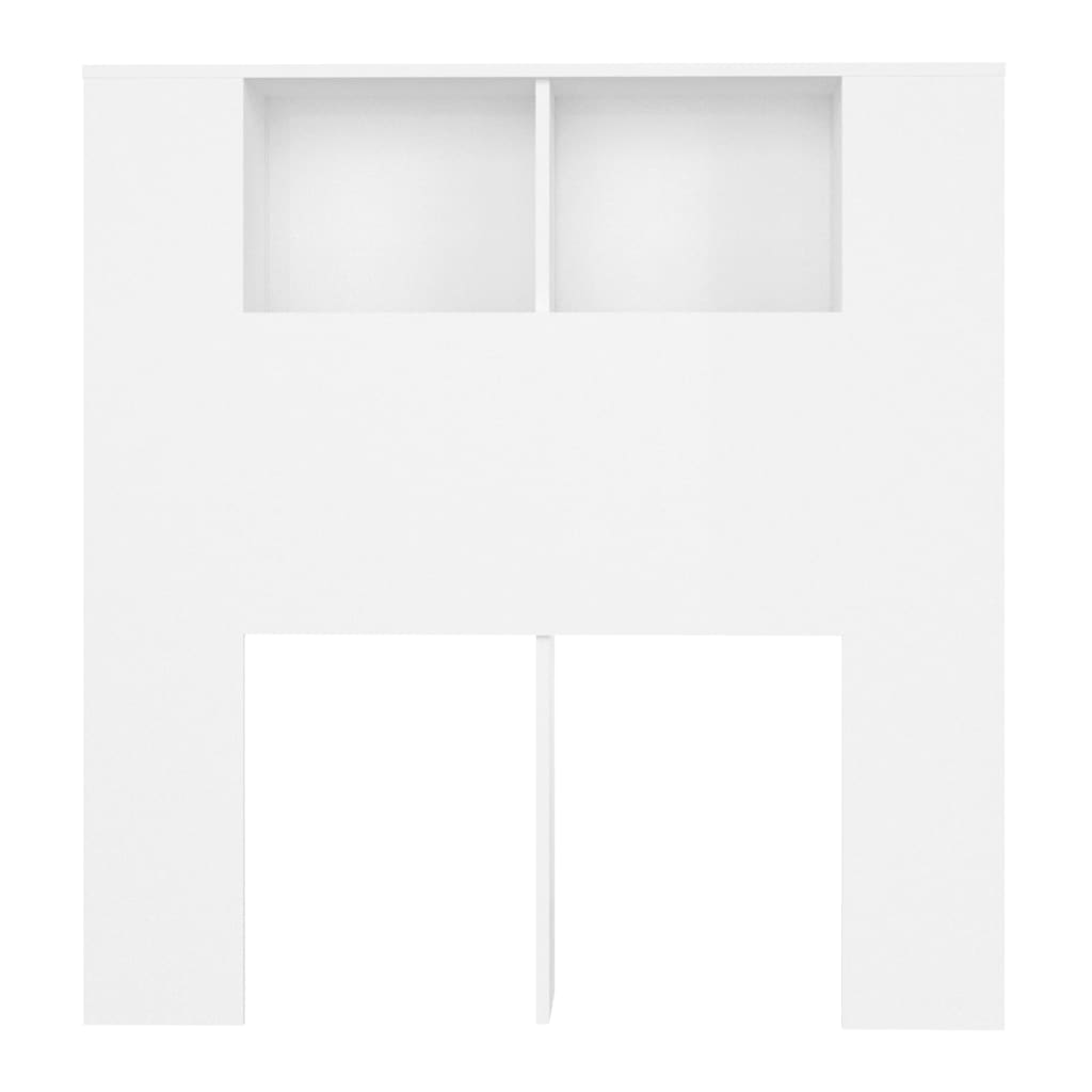 vidaXL Mueble cabecero blanco 100x18,5x104,5 cm