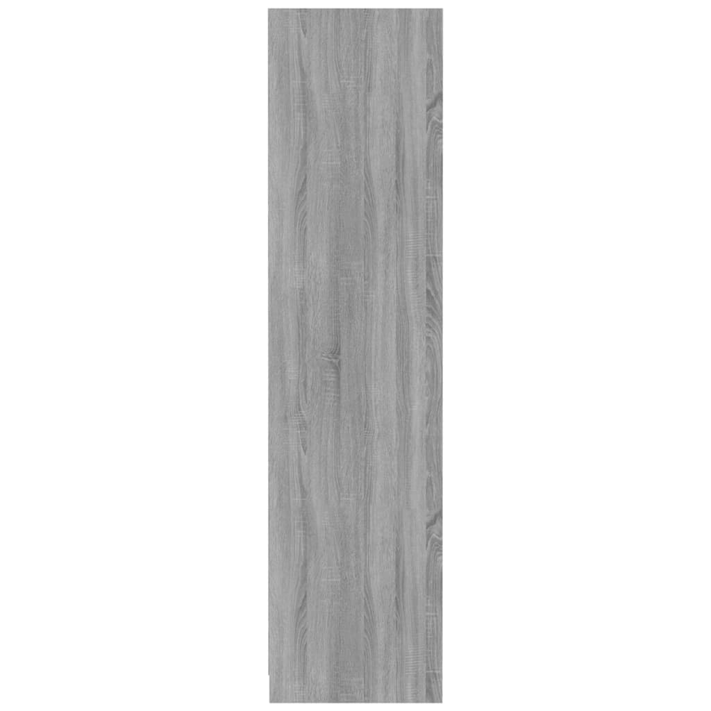 vidaXL Armario de madera contrachapada gris Sonoma 100x50x200 cm