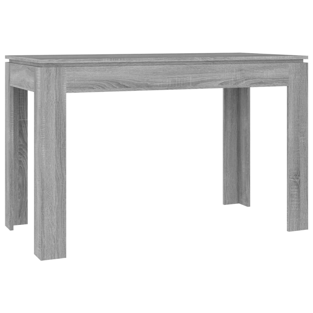 vidaXL Mesa de comedor madera de ingeniería Sonoma gris 120x60x76 cm