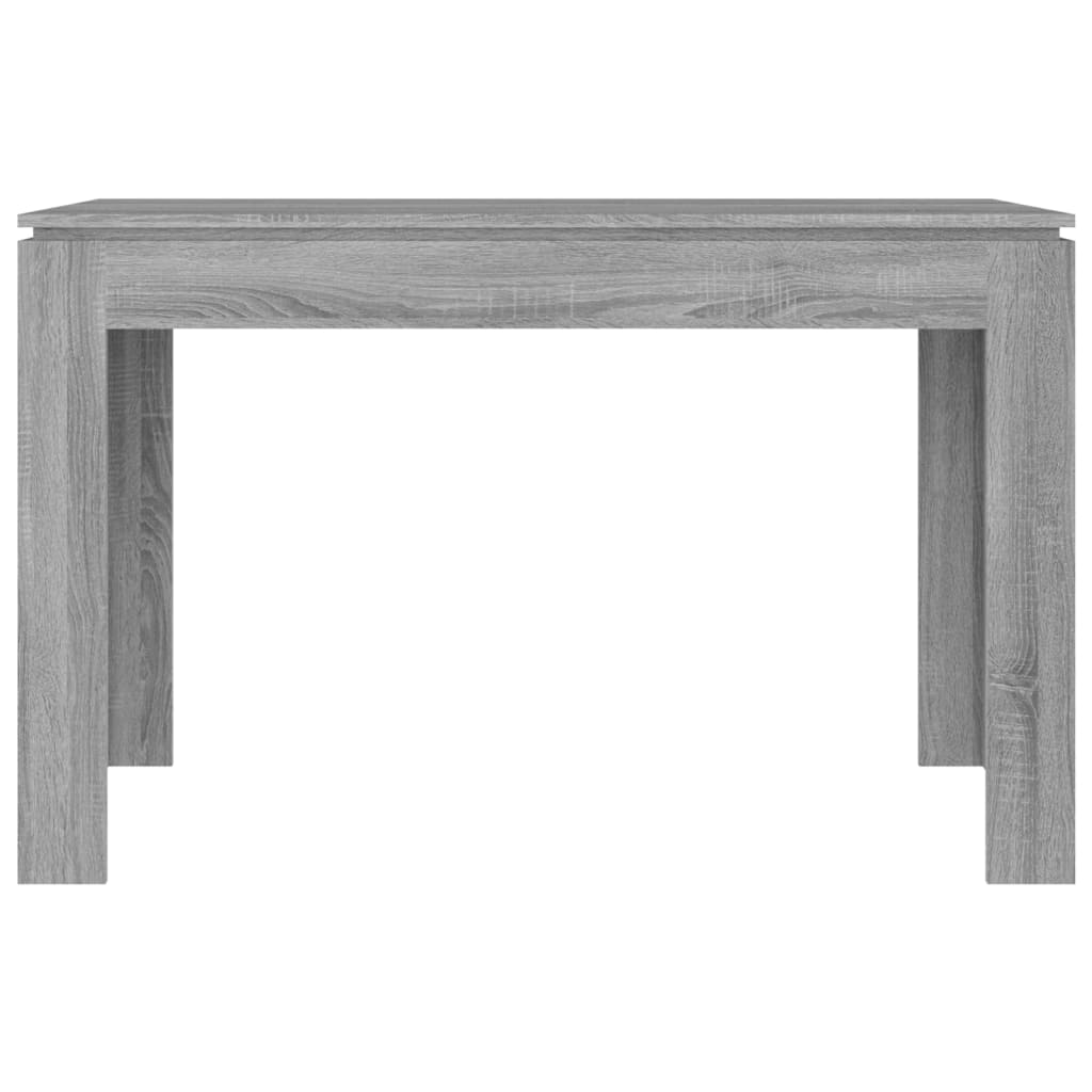 vidaXL Mesa de comedor madera de ingeniería Sonoma gris 120x60x76 cm