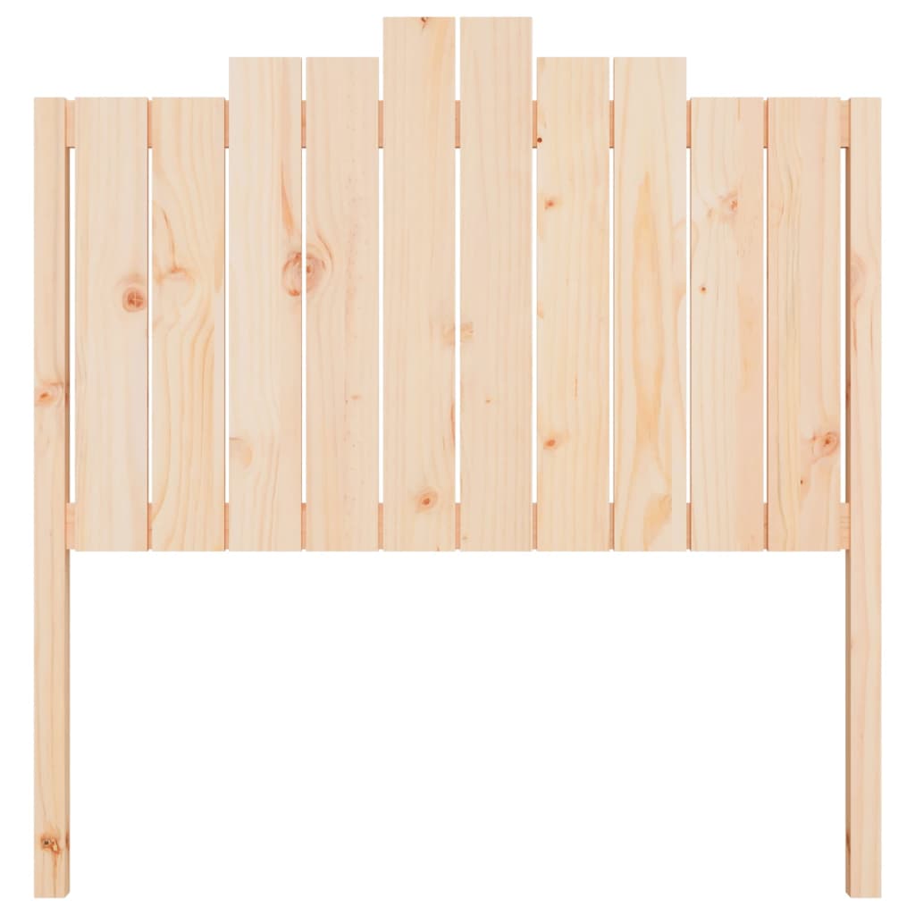 vidaXL Cabecero de cama madera maciza de pino 106x4x110 cm