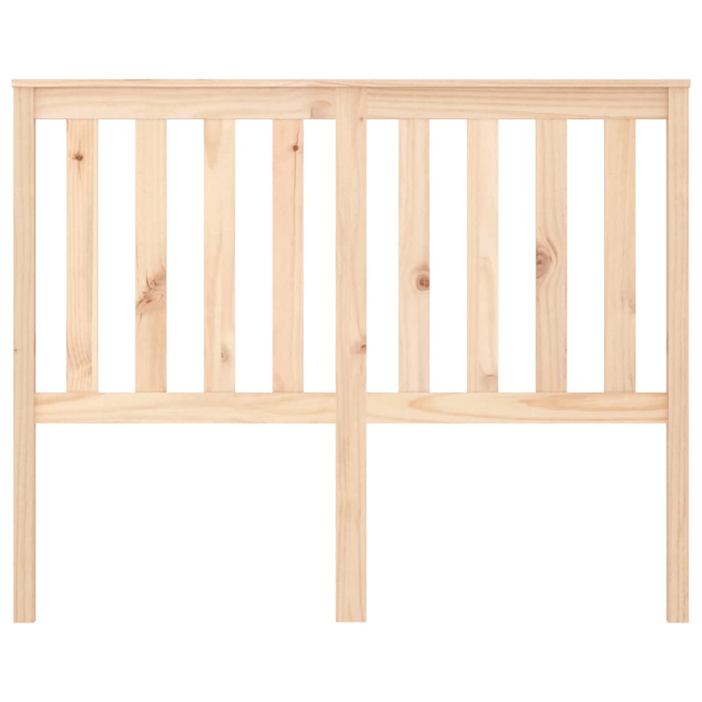 vidaXL Cabecero de cama madera maciza de pino 126x6x101 cm