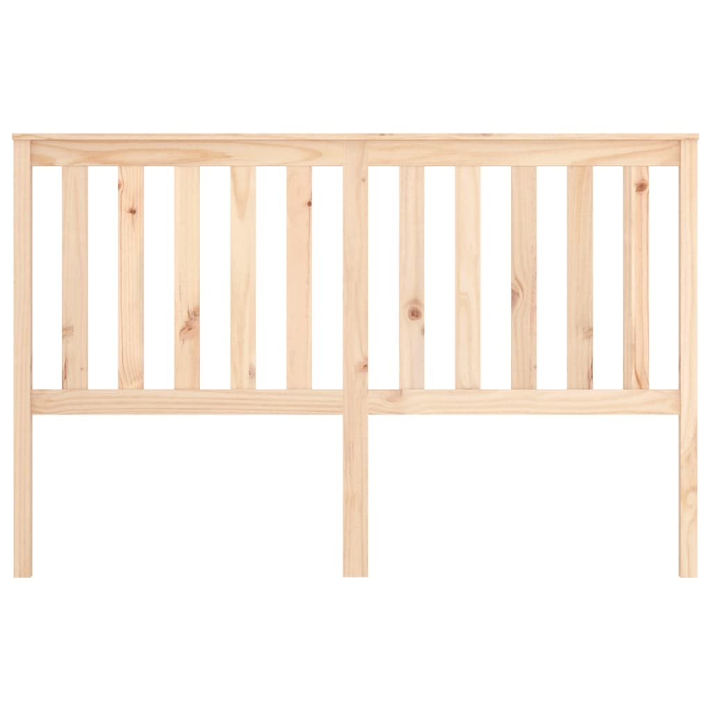 vidaXL Cabecero de cama madera maciza de pino 156x6x101 cm