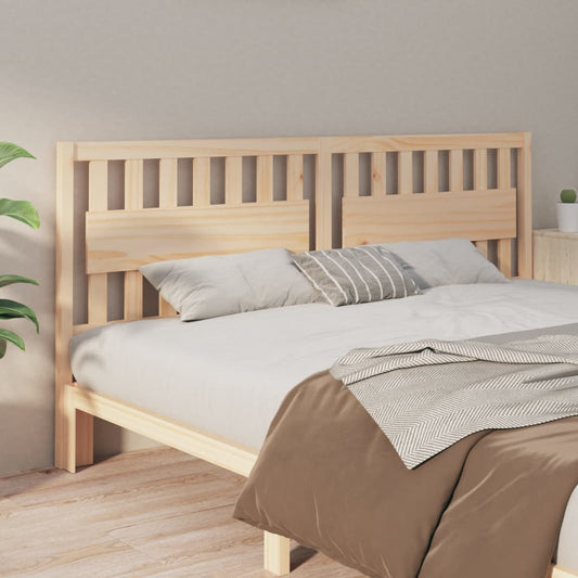 vidaXL Cabecero de cama madera maciza de pino 205,5x4x100 cm