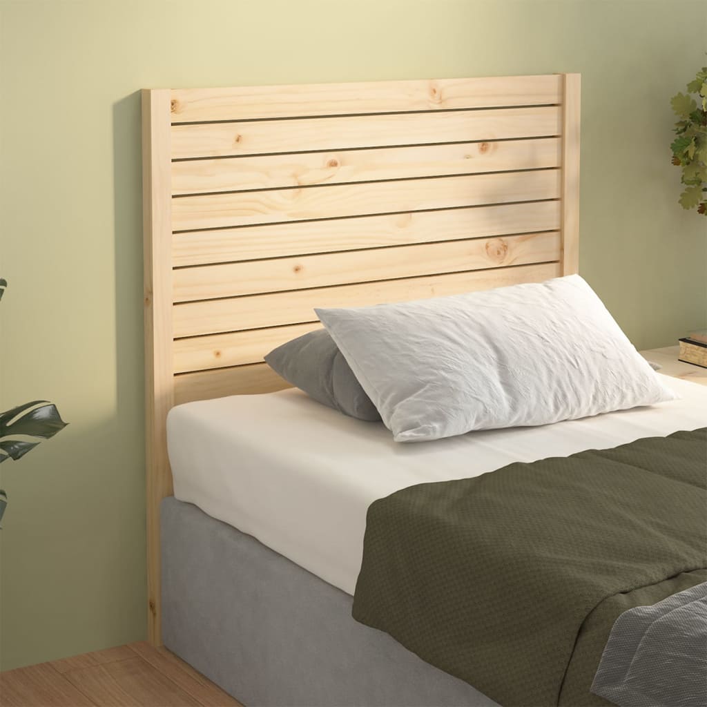 vidaXL Cabecero de cama madera maciza de pino 81x4x100 cm