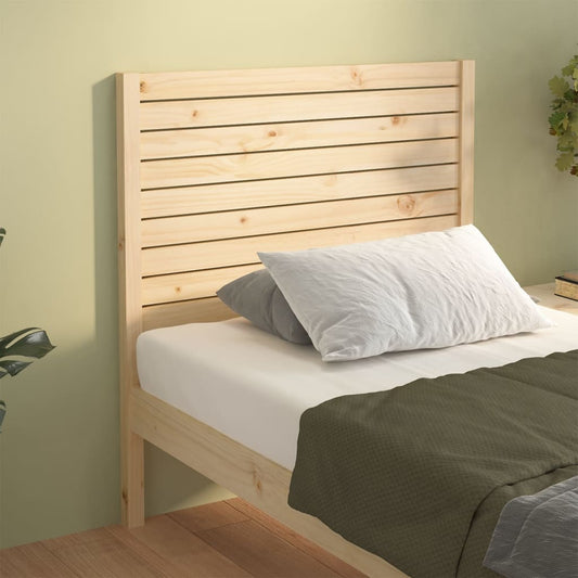 vidaXL Cabecero de cama madera maciza de pino 81x4x100 cm