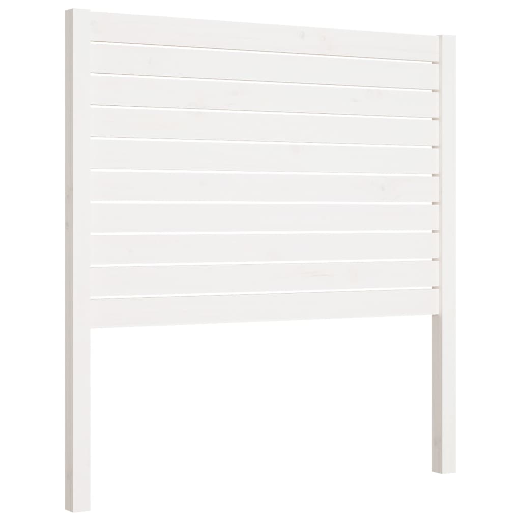 vidaXL Cabecero de cama madera maciza de pino blanco 81x4x100 cm