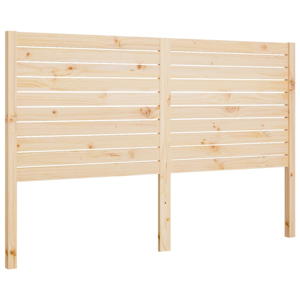 vidaXL Cabecero de cama madera maciza de pino 166x4x100 cm