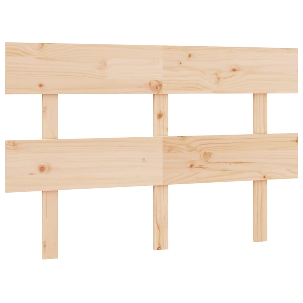 vidaXL Cabecero de cama madera maciza de pino 144x3x81 cm