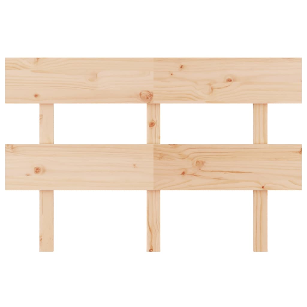 vidaXL Cabecero de cama madera maciza de pino 144x3x81 cm