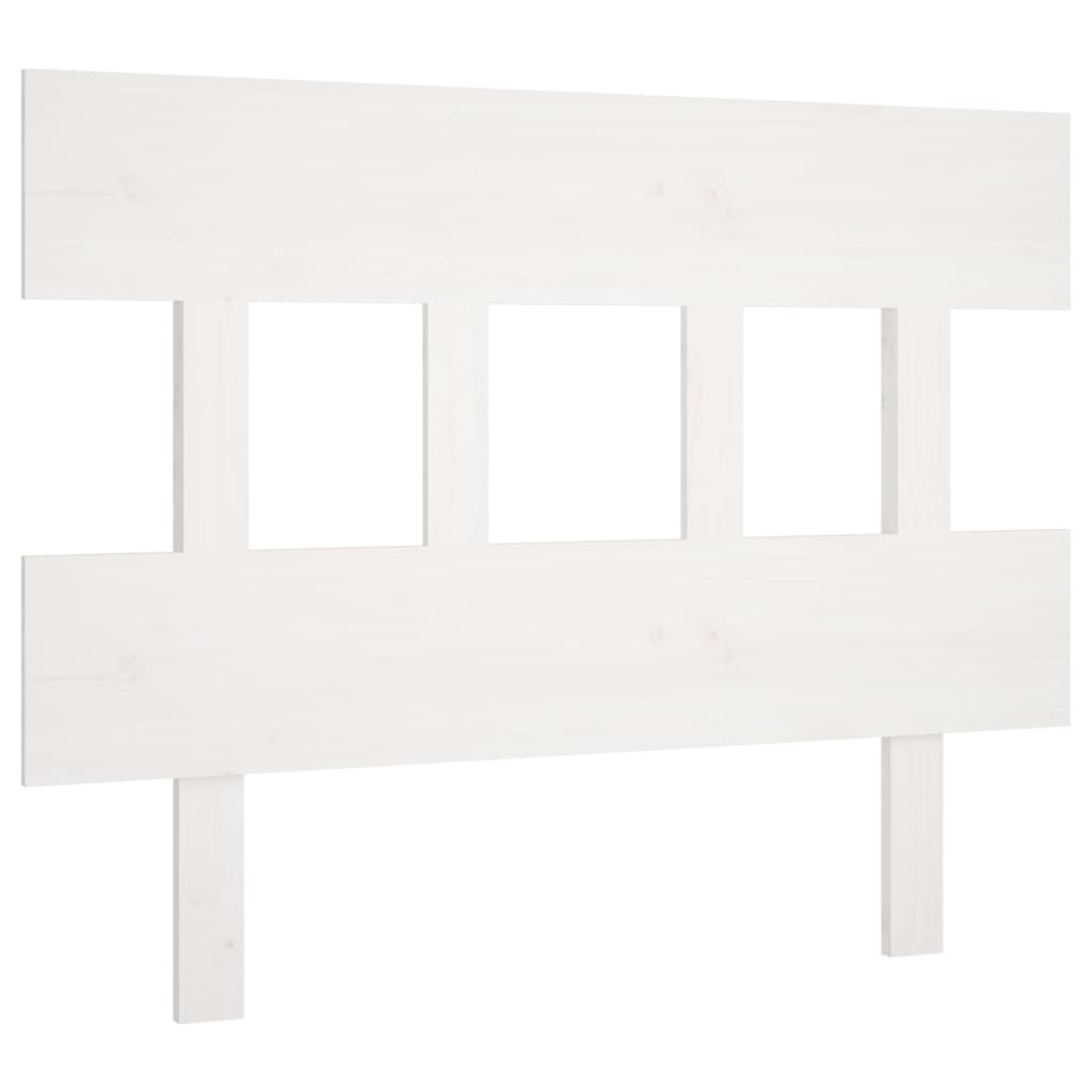 vidaXL Cabecero de cama madera maciza de pino blanco 78,5x3x81 cm