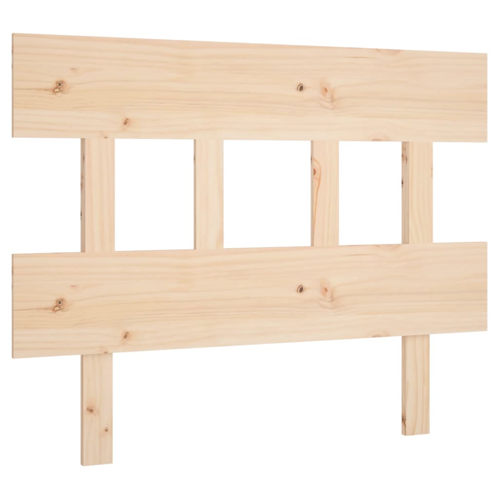 vidaXL Cabecero de cama madera maciza de pino 93,5x3x81 cm