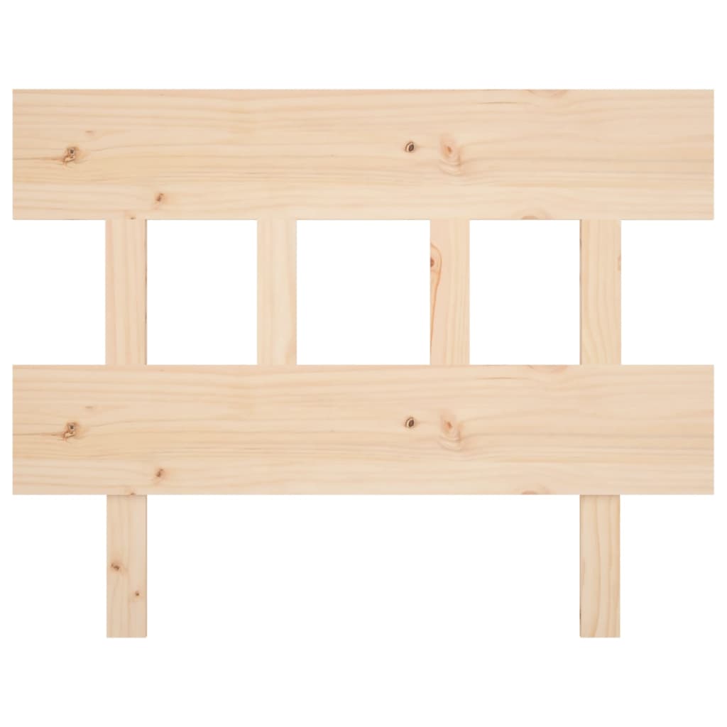 vidaXL Cabecero de cama madera maciza de pino 93,5x3x81 cm