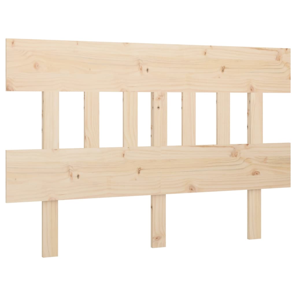 vidaXL Cabecero de cama madera maciza de pino 203,5x3x81 cm