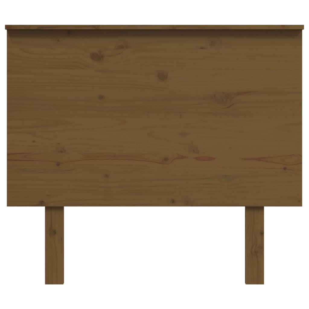 vidaXL Cabecero de cama madera maciza de pino marrón miel 94x6x82,5 cm