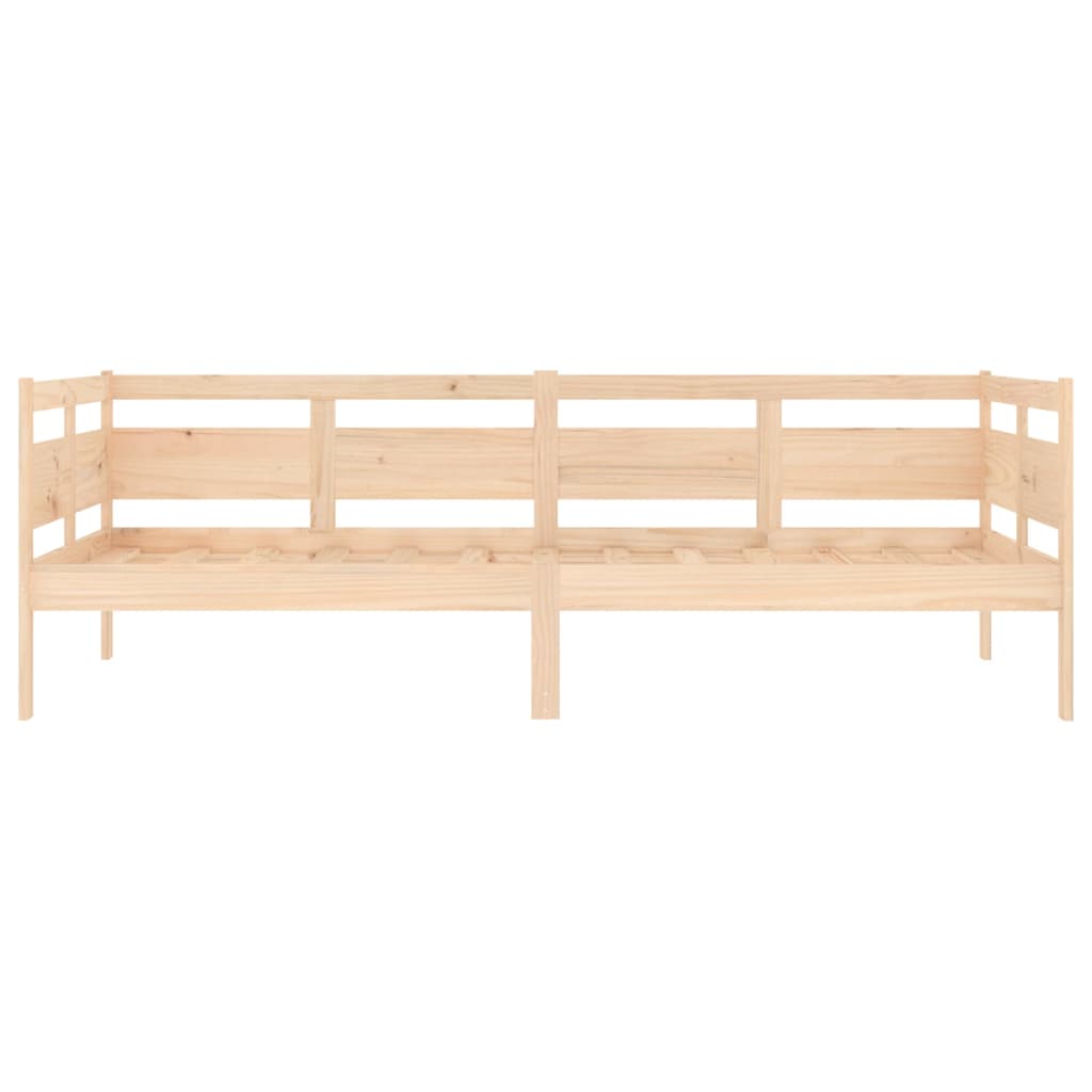 vidaXL Sofá cama sin colchón madera maciza de pino 90x200 cm