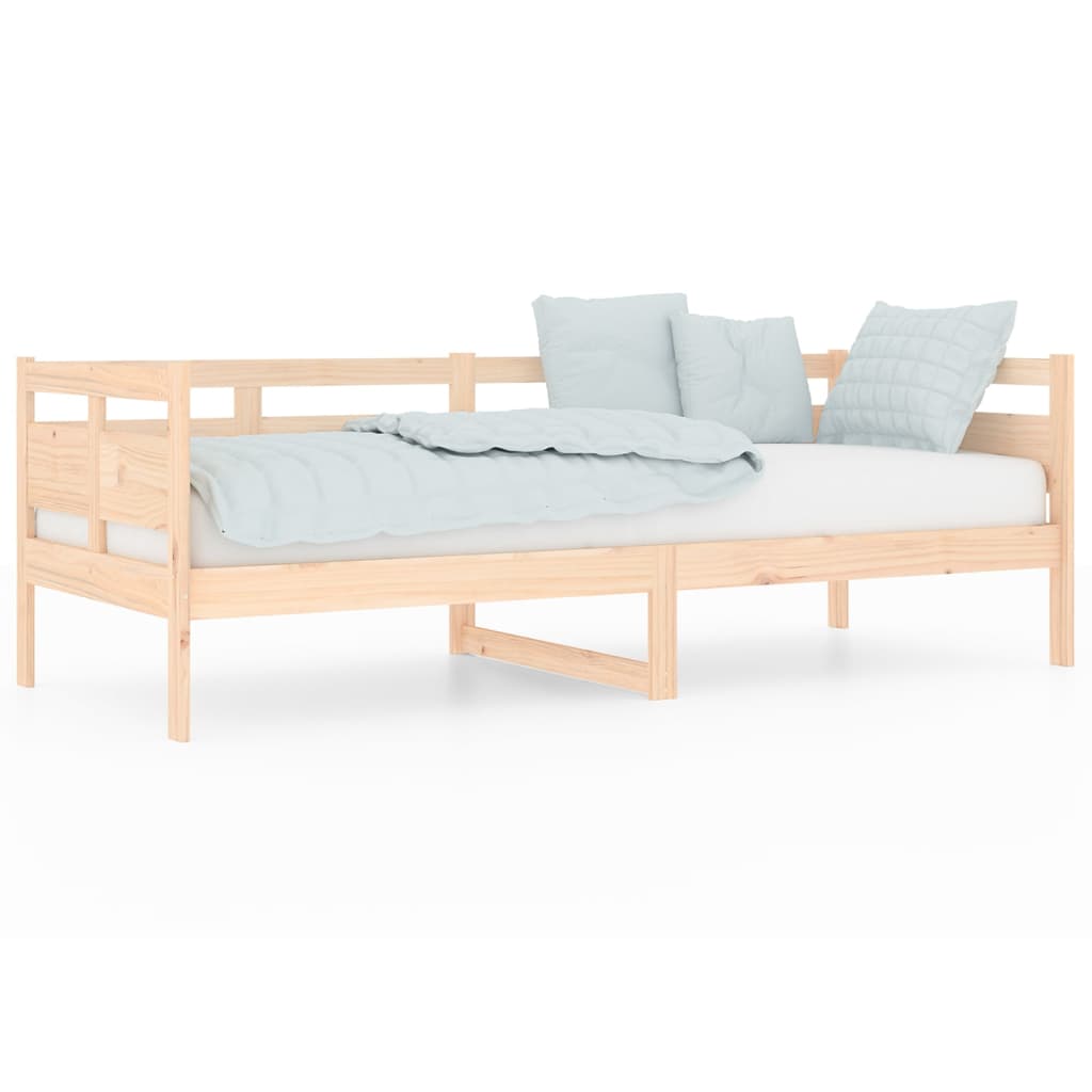 vidaXL Sofá cama madera maciza de pino 80x200 cm