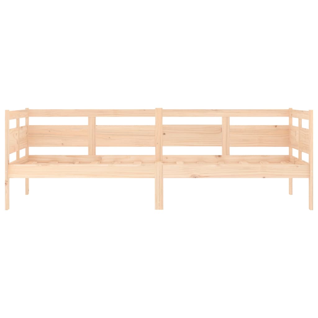 vidaXL Sofá cama madera maciza de pino 80x200 cm