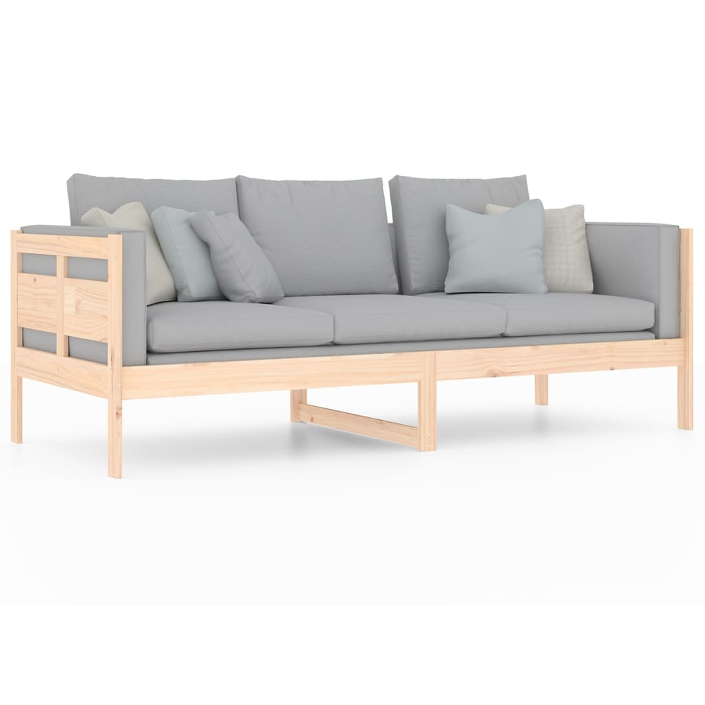 vidaXL Sofá cama madera maciza de pino 80x200 cm