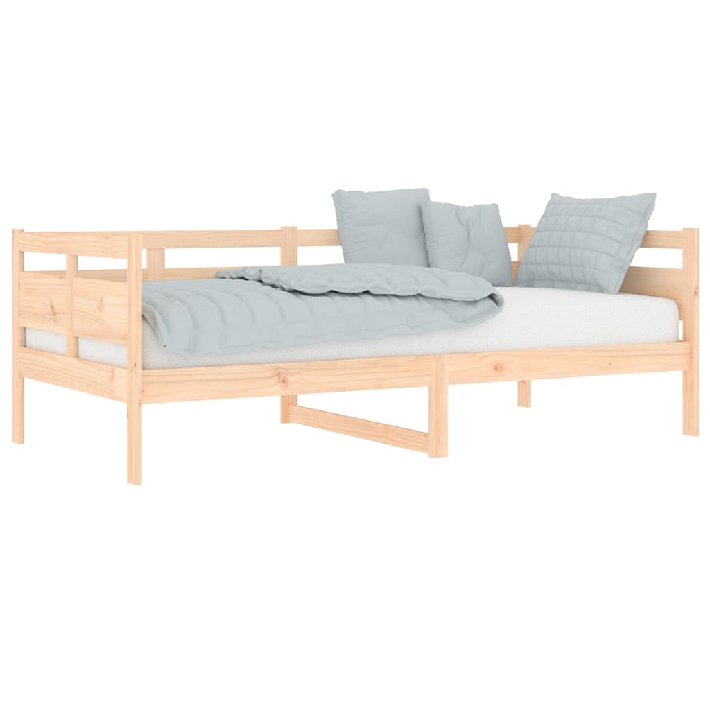 vidaXL Sofá cama madera maciza de pino 90x190 cm