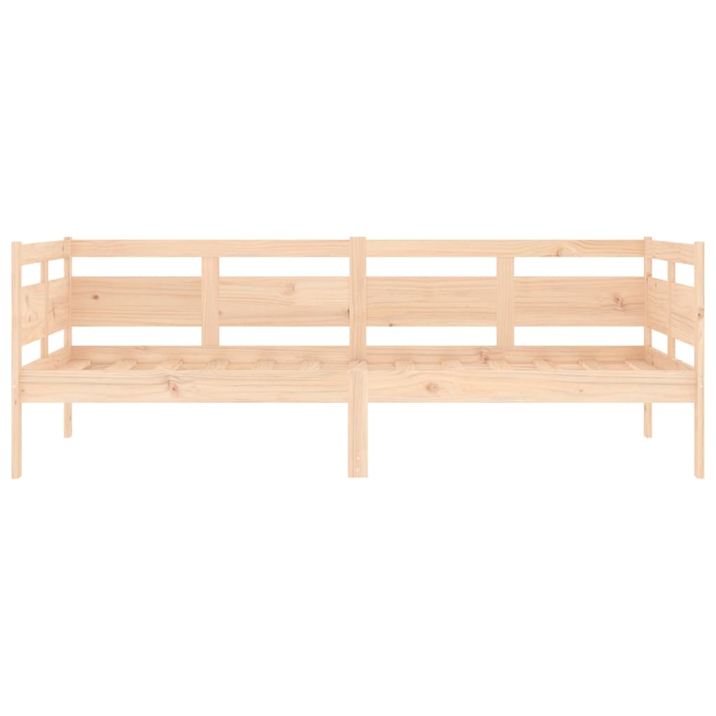 vidaXL Sofá cama madera maciza de pino 90x190 cm