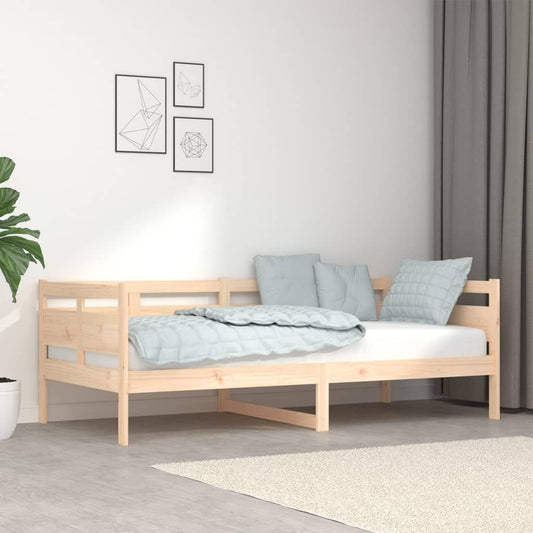 vidaXL Sofá cama madera maciza de pino 90x190 cm