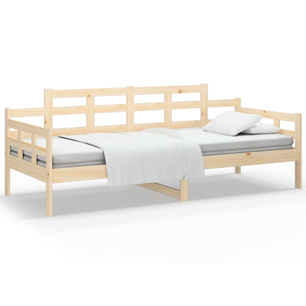 vidaXL Sofá cama madera maciza de pino 80x200 cm