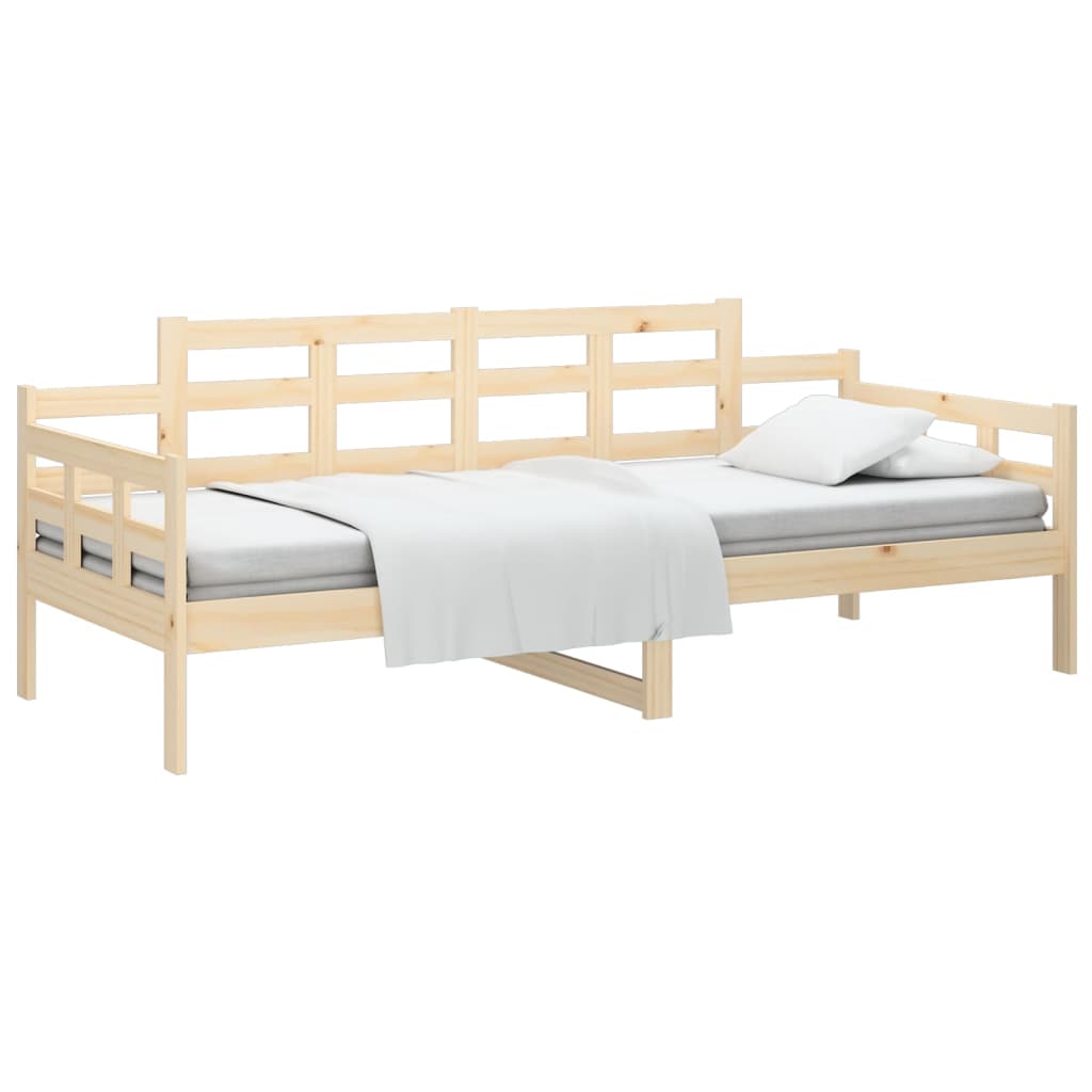 vidaXL Sofá cama madera maciza de pino 80x200 cm