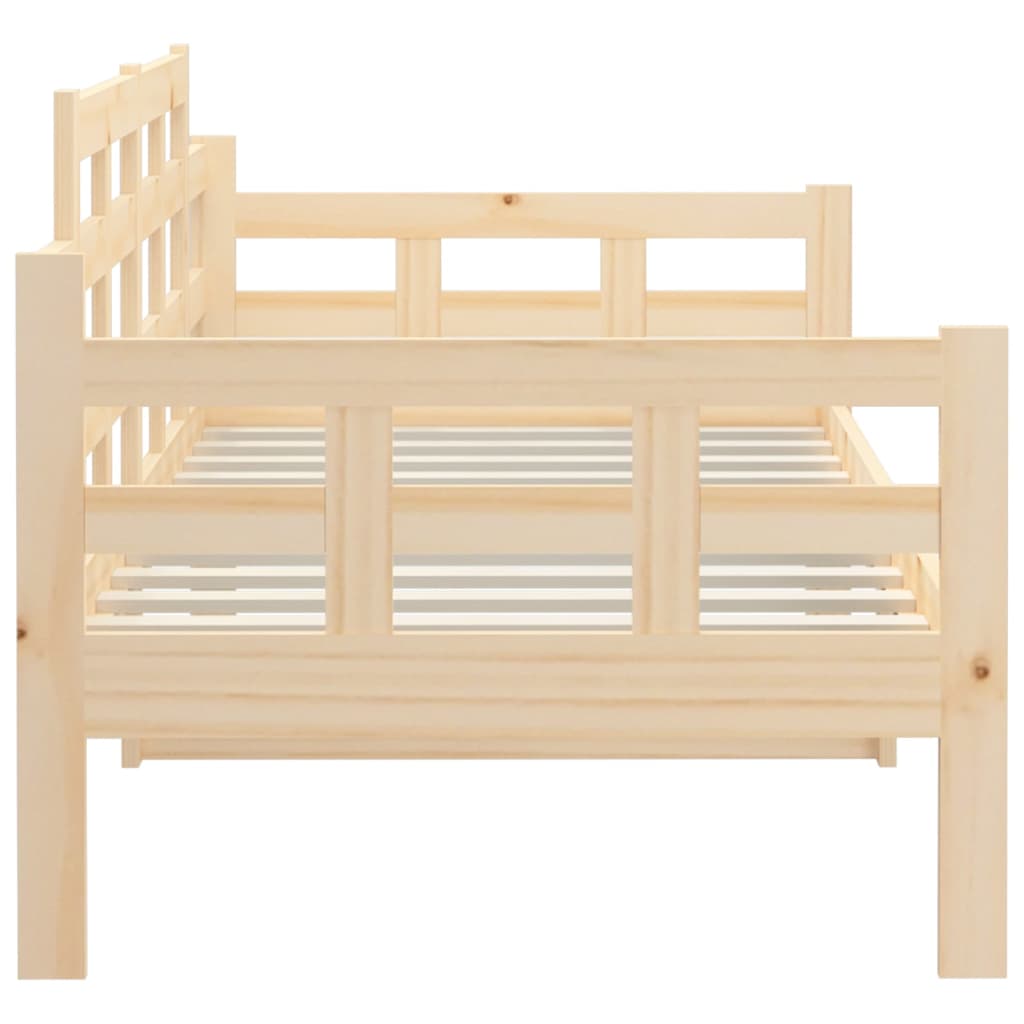 vidaXL Sofá cama madera maciza de pino 80x200 cm