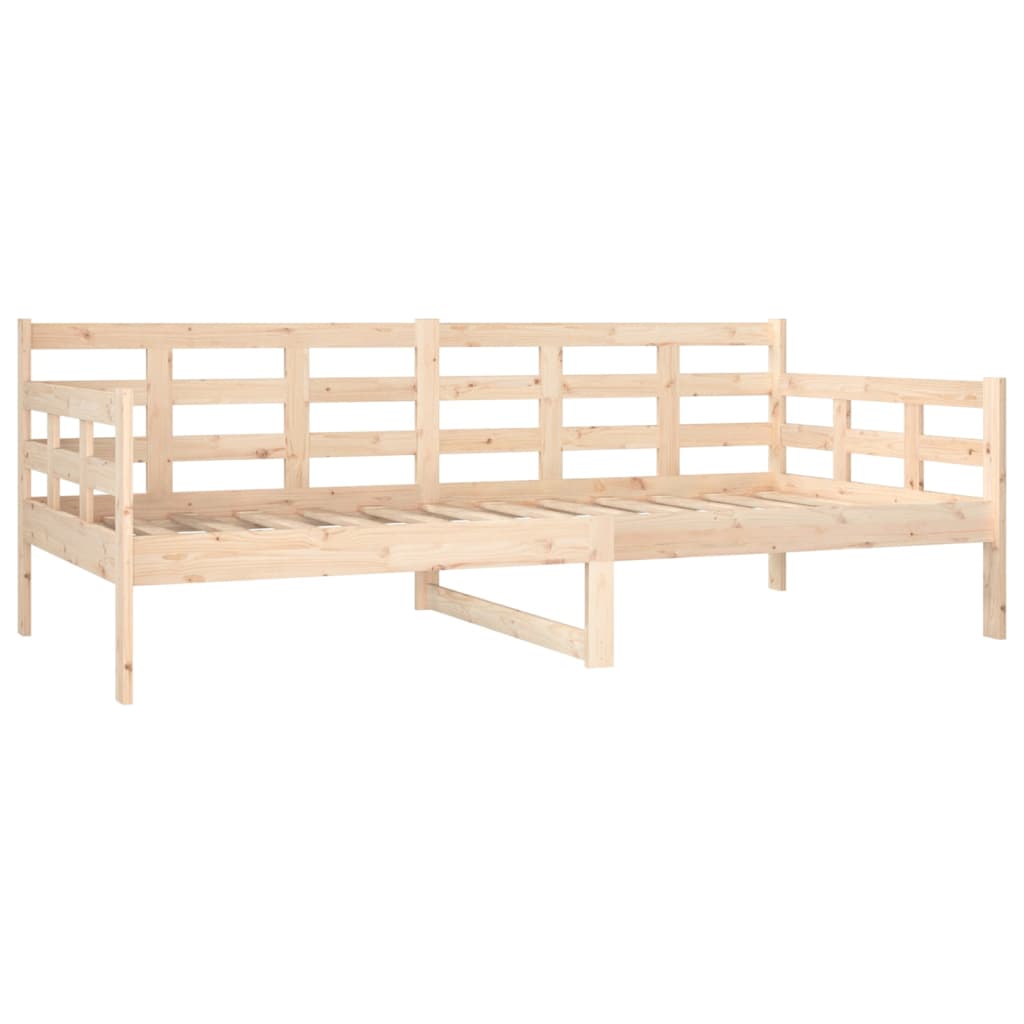 vidaXL Sofá cama madera maciza de pino 90x190 cm