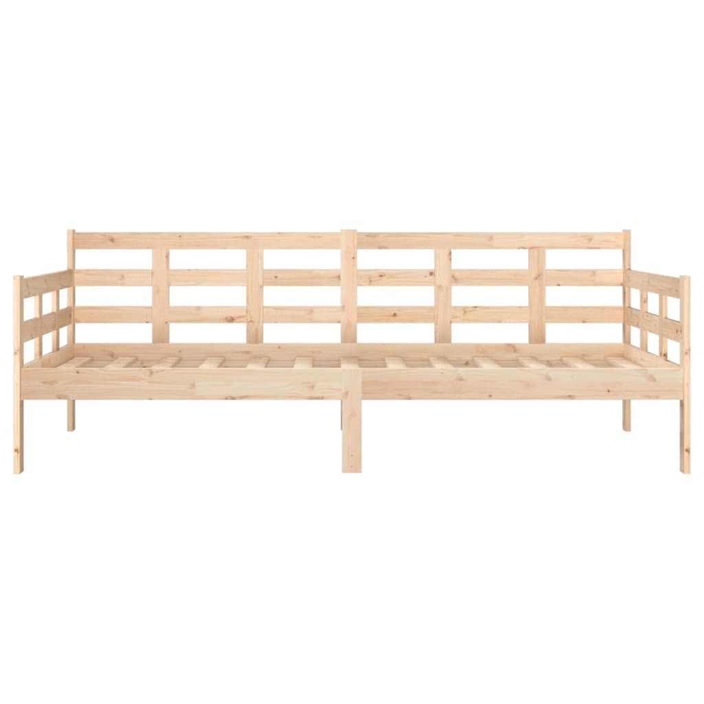 vidaXL Sofá cama madera maciza de pino 90x190 cm