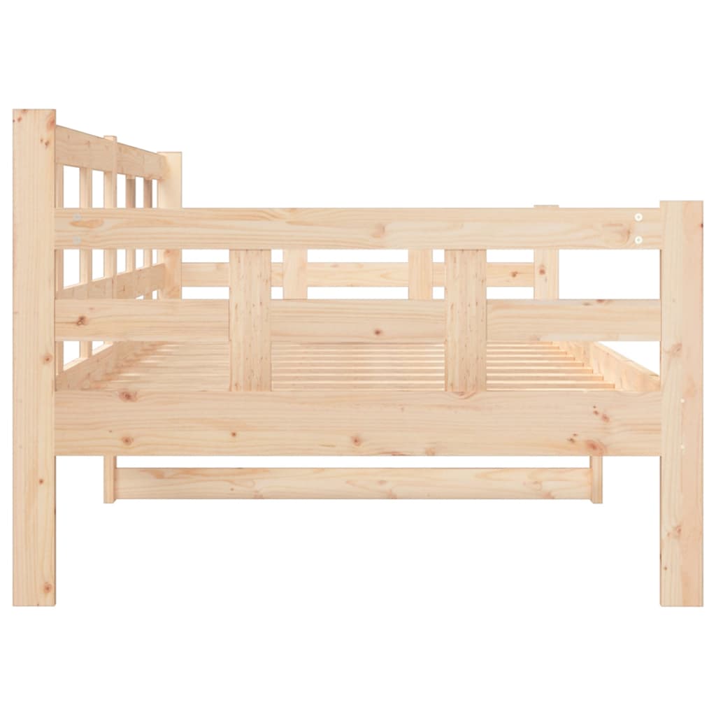 vidaXL Sofá cama madera maciza de pino 90x190 cm