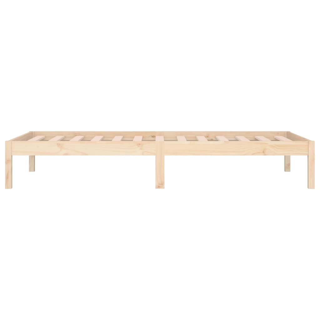 vidaXL Sofá cama sin colchón madera maciza de pino 90x200 cm