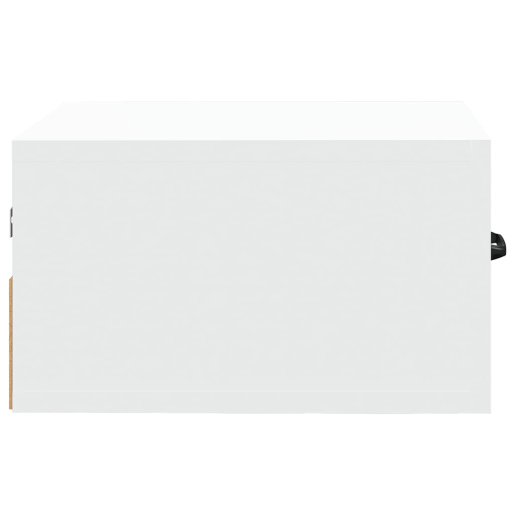 vidaXL Mesitas de noche de pared 2 uds blanco 35x35x20 cm