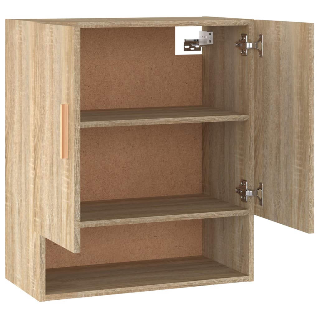 vidaXL Armario de pared madera contrachapada roble sonoma 60x31x70 cm