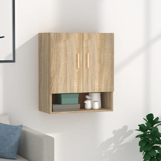 vidaXL Armario de pared madera contrachapada roble sonoma 60x31x70 cm