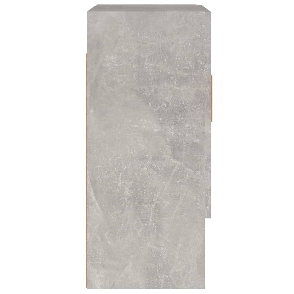 vidaXL Armario de pared madera contrachapada gris hormigón 60x31x70 cm