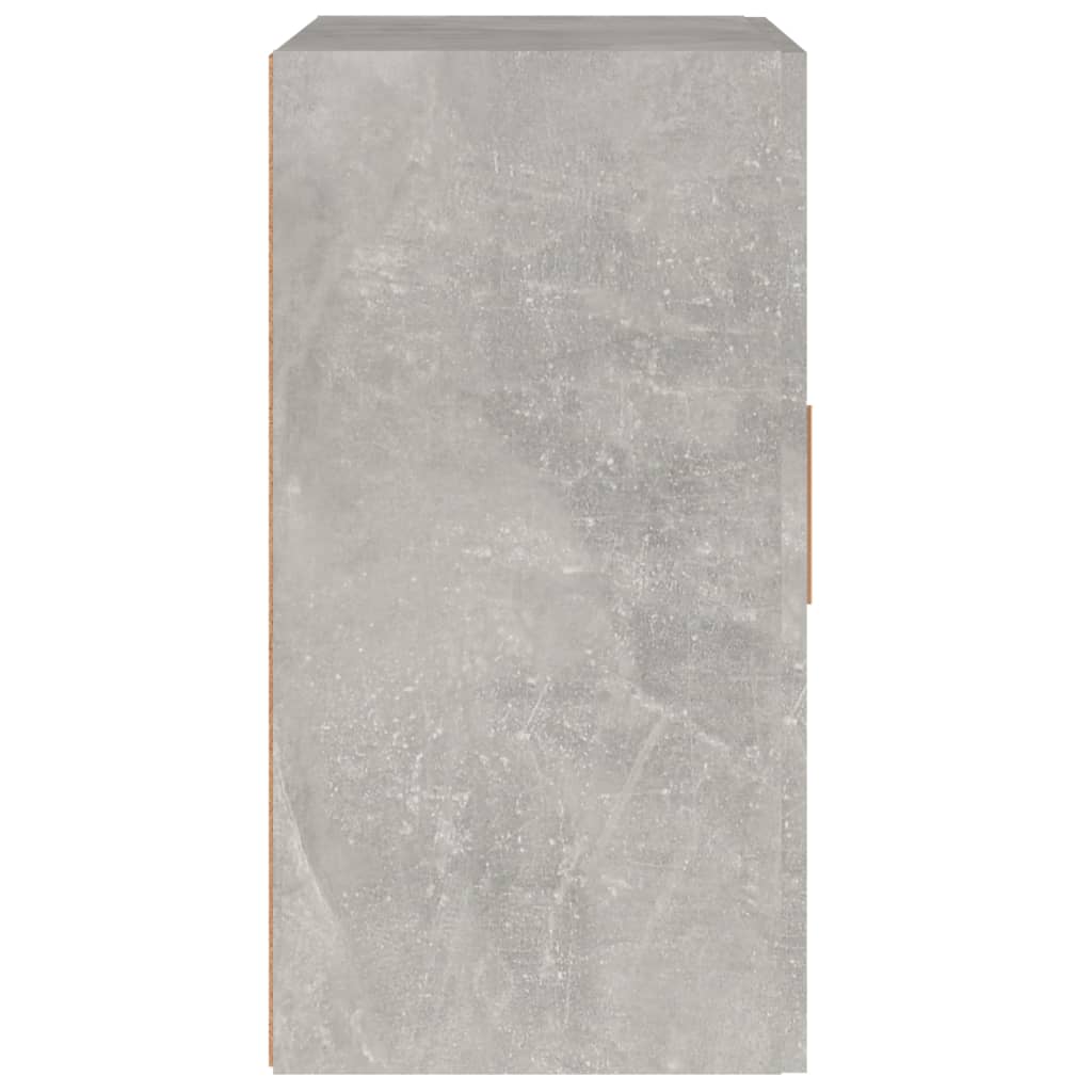 vidaXL Armario de pared madera contrachapada gris hormigón 60x30x60 cm