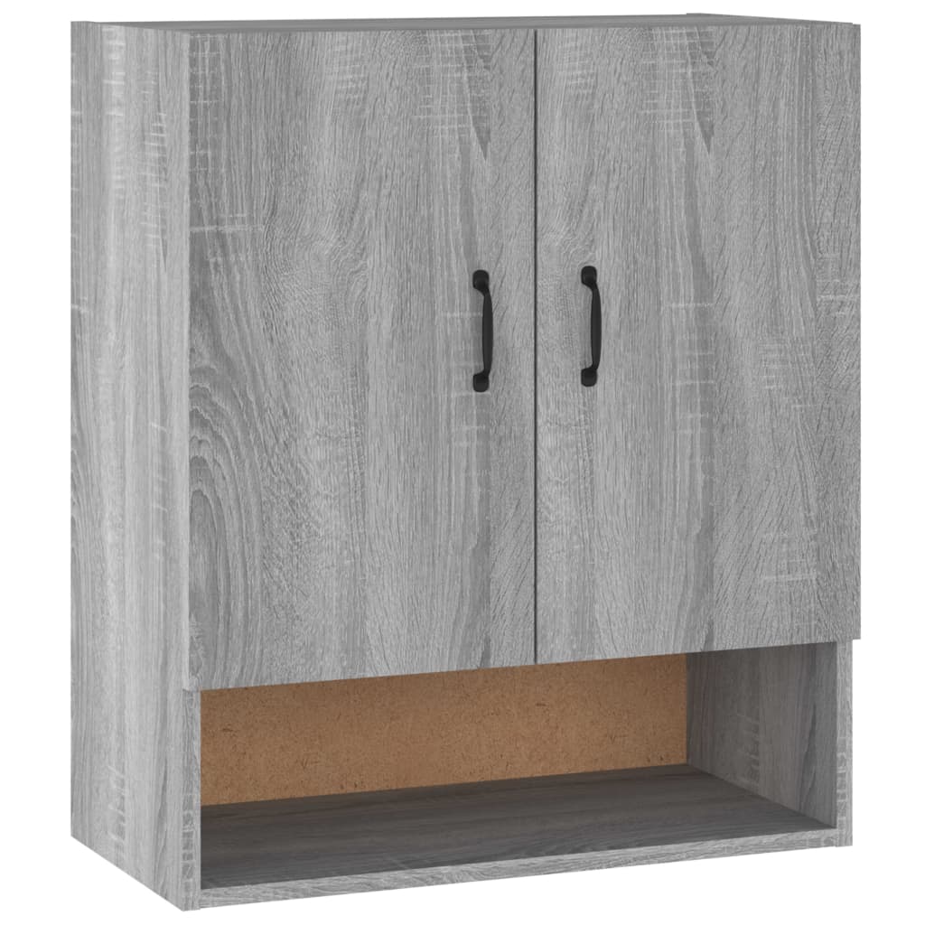 vidaXL Armario de pared madera contrachapada gris Sonoma 60x31x70 cm